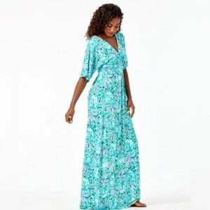 Lilly Pulitzer Parigi Maxi, Emerald Isle Pineapple